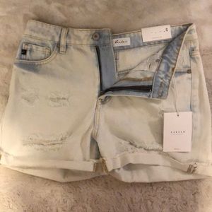 High Rise Distressed KanCan Shorts NEW WITH TAGS!